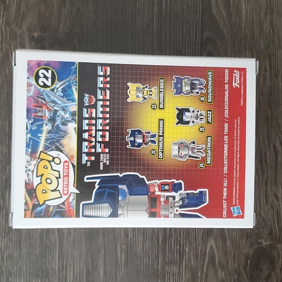 💙❤️ Transformers OPTIMUS PRIME Metallic Funko Pop #22 Amazon Exclusive - Picture 5 of 7